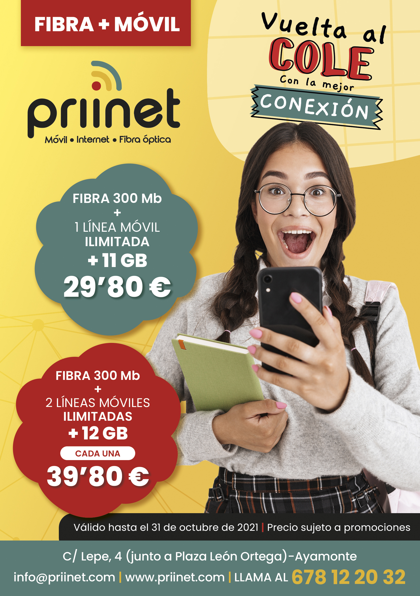 Lluvia de ofertas de Priinet en internet para la al cole – Priinet